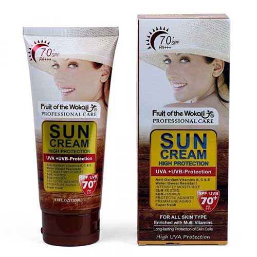 کرم ضد افتاب وکالی سان کرم spf70